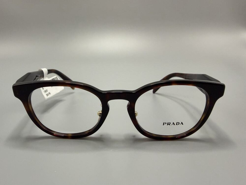 Prada PR B06VD Women’s Eyeglasses 17N1O1 Tortoise 50-20-145 Made Italy